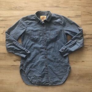 Levi's Women's Blue Button Down Shirt
